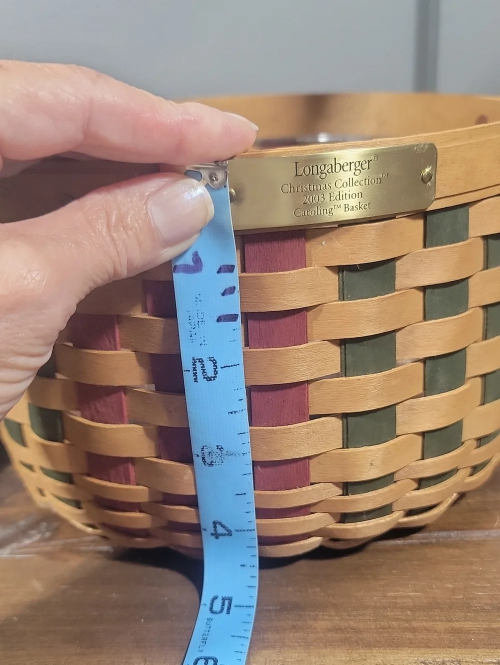 Vintage Longaberger Holiday Basket